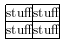 using specifiers to
   remove left and right cell padding for both columns