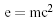 An equation formatted in Roman