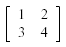 image of a
                    simple matrix